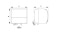The image shows the Vitowell comfort Premium cube dimension sketch.
